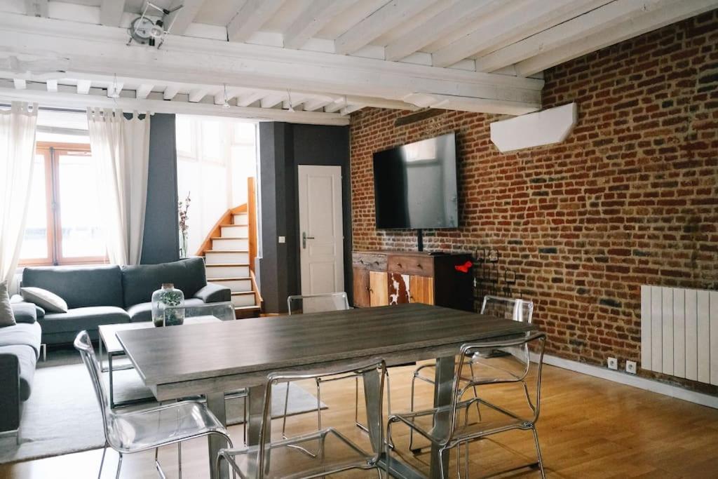 Magnifique Duplex De 90M² Au Coeur De Lille Apartment ภายนอก รูปภาพ