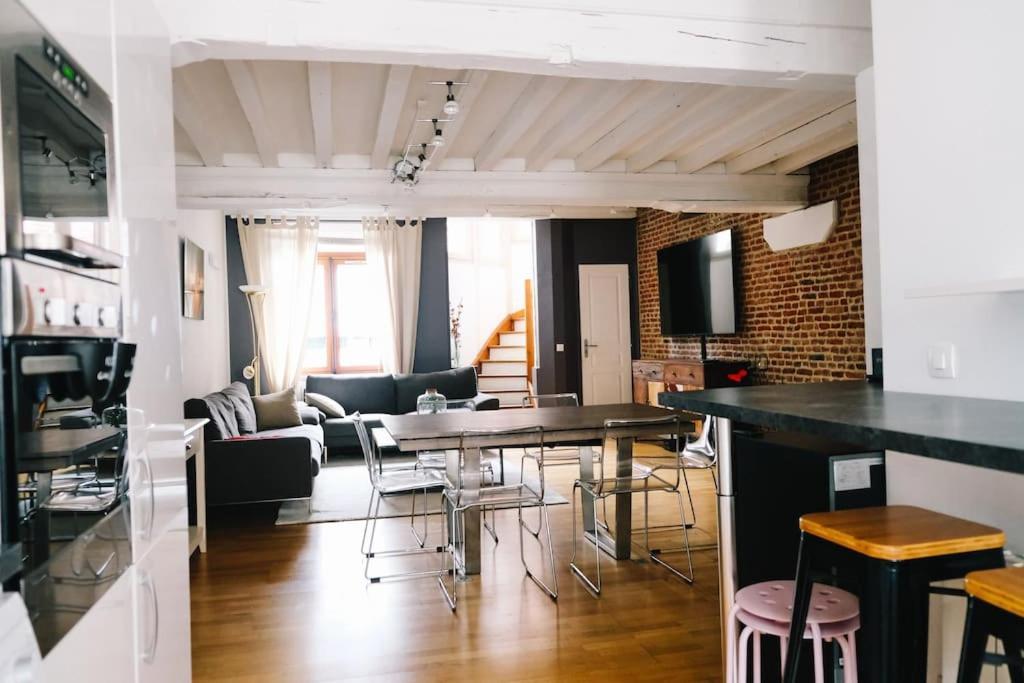 Magnifique Duplex De 90M² Au Coeur De Lille Apartment ภายนอก รูปภาพ